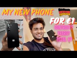 My New Phone for €1 | Phone with Contract in Germany 🇩🇪 | iPhone for €1