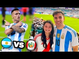 REACCIONES DE UN HINCHA Argentina vs Peru 2-0 Copa América 2024