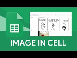 How to put image inside a Cell in Google Sheets - Tutorial