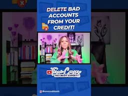 Learn HOW to Delete Bad Accounts from Your Credit!