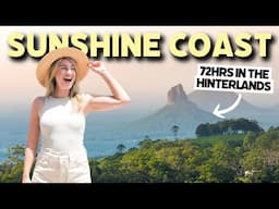 SUNSHINE COAST Hinterlands in 72hrs (Top Things To Do) Australia Travel