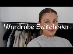 A/W WARDROBE SWITCHOVER | ORGANISING & CLEARING OUT | Amy Beth