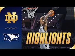 Irish Win Battle of the ND's | Highlights vs North Dakota | Notre Dame Men's Basketball