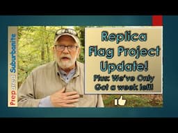 Replica Flag Project Update and Only a Week to go!