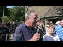 UK: Punters queue for hours as Jeremy Clarkson opens his new pub in Oxfordshire