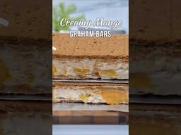 TRENDING Mango Graham Bars | Mango Ice Cream Sandwich Bars #GrahamBars #shorts #pinoyrecipeatibapa