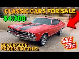 20 Flawless Classic Cars Under $15,000 Available on Craigslist Marketplace! Perfect Classics Cars!