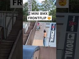 Mini BMX Frontflip 🤯🚲 Hayden Anderson #shorts #shortvideo #challenge #bike #tricks #amazing #viral