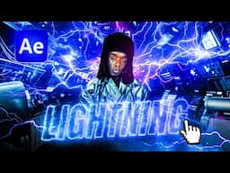 EASY LIGHTNING EFFECT (NO PLUGINS) After Effects Tutorial