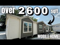 HUGE 4 bed/3 bath mobile home with LOADS of OPTIONS! Prefab House Tour