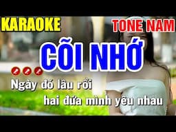 CÕI NHỚ Karaoke Nhạc Sống Tone Nam ( PHỐI HAY ) - Mai Phạm Karaoke