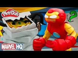 ¡Venom se viste con la armadura de Iron Man! | Play-Doh Marvel: DOH-ified Acción | Marvel HQ