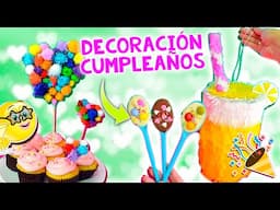 🎂 IDEAS para FIESTAS INFANTILES 🎁 Decoraciones FÁCILES y ECONOMICAS para tu CUMPLEAÑOS 🤩