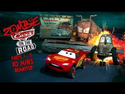 Zombie Cars On The Road 💀 Chapter 01 💀 Part 1 - Part 5 remastered and combined 💀  Zombie Tractors 🚜