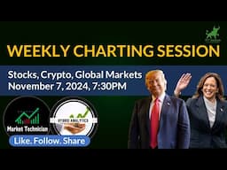 Weekly Charting Session | Stocks, Crypto, REITs | November 6, 2024