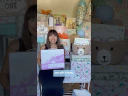 Postpartum kit and bibs unboxing #Shorts #BabyShower