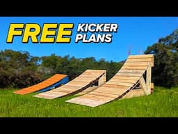 How to build a wooden MTB jump with FREE KICKER PLANS!