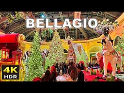 [4K HDR] Bellagio Las Vegas Walking Tour | November 2024 | Bellagio Conservatory Holiday