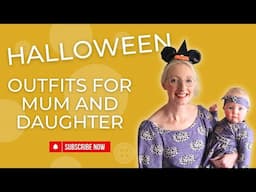 Matching Halloween Shirts | Twinning Tops | Sewing Vlog