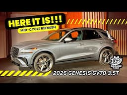 2026 Genesis GV70 3.5T // Global Reveal