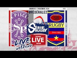 #SérieRugbyLive : Stade Piscénois / Servian Boujan Rugby - Féd2 P3 - J8 - 17 Nov 24