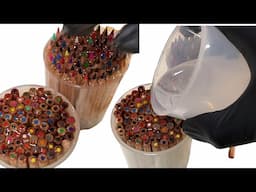 How To Make Tiny Pots From Pencils - Woodturning