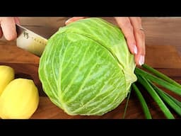 Cabbage and potatoes are tastier than meat! Cabbage recipes that are easy and quick to prepare!