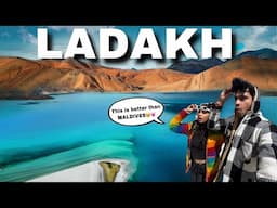 We visited WORLD'S 🌎 MOST BEAUTIFUL LAKE in LADAKH | Hosh ud 🤯 gaye humare | Pangong lake from Leh |