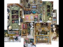 Miniature Antique Shop Furniture and Decor