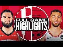 ROCKETS at BULLS | FULL GAME HIGHLIGHTS | November 17, 2024