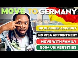 Move to Germany with NO BLOCKED ACCOUNT and NO VISA APPOINTMENT ! Move with Family!