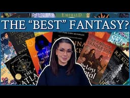 THE "BEST" FANTASY BOOKS 🤔 OVERHYPED, UNDERHYPED, AND APPROPRIATELY HYPED 💫