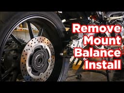 HOW TO: Yamaha Tracer/FJ09 Rear Tire Change