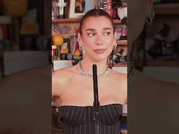 @dualipa #live con ‘Houdini’ da #tinydesk 🖤✨#DuaLipa