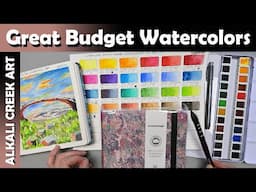 High-Quality Budget Watercolors, Cotton Sketchbooks, Swatch Books and More!  Plus a giveaway.