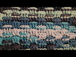 One Row Basketweave Stitch - Crochet Tutorial!