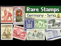 Rare Stamps Facts From Germany To Syria | Most Valuable World Philatelty