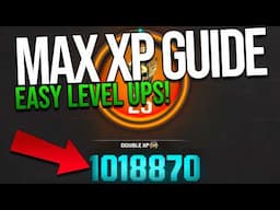 170,000 XP IN 2 GAMES... NO GLITCH OR EXPLOIT! HOW TO RANK UP FAST IN BLACK OPS 6 (PRESTIGE MASTER)