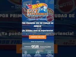 Hotwheels city experience Mexico En gran carpa Satellite del 15 de noviembre al 15 Marzo 2025