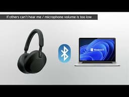 No sound or microphone issues after pairing Sony headphones to Windows 11 Computer