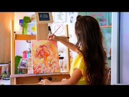 PAINT WITH ME✨Creating a Special Painting From Start to Finish