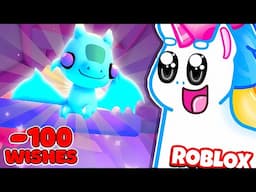 Making 100 WISHES to Get the DIVINE Slime Dragon! | Overlook Bay 2 Roblox