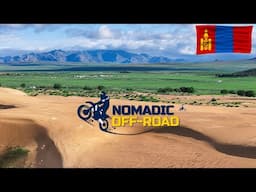 Riding Sand Dunes on 450 Husky Enduro Dream Mongolia Nomadic Off Road