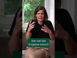 Verlies je Nederlandse woorden als je Engels spreekt?