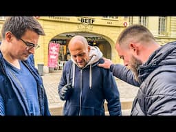 Little old lady despises my preaching; tells me to go back to USA. | Bern | Switzerland