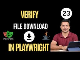 Download Files Using Playwright With Java And Verify Size ,Type And Data | Playwright Java Tutorial