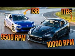 Bridgeport RX8 vs K20 ITB S2000 on track!