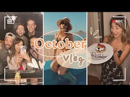 OCTOBER VLOG: Try Guys eat the menu tour, birthday trip, halloween 🎃