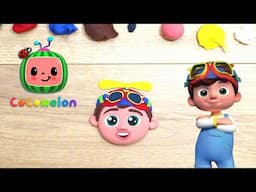 TomTom cocomelon clay cracking video