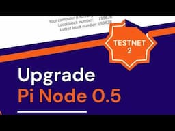 Nâng cấp Pi Node 0.5 testnet2